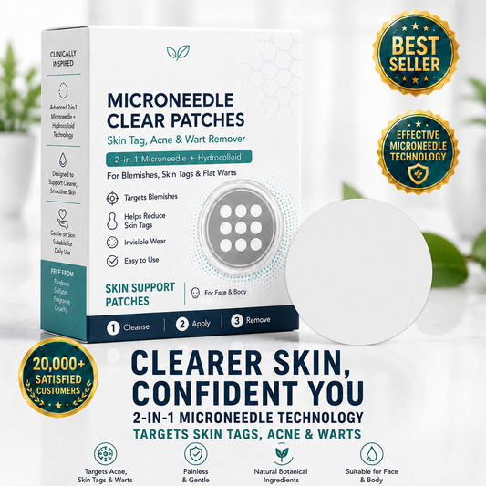 2-in-1 Microneedle & Hydrocolloid Patch