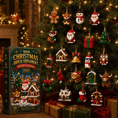 🔥2026 HOT SALE🎄 24-Day Mini Christmas Ornament Advent Calendar