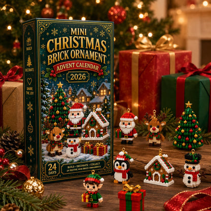 🔥2026 HOT SALE🎄 24-Day Mini Christmas Ornament Advent Calendar