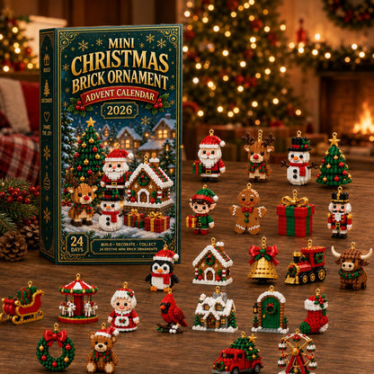 🔥2026 HOT SALE🎄 24-Day Mini Christmas Ornament Advent Calendar
