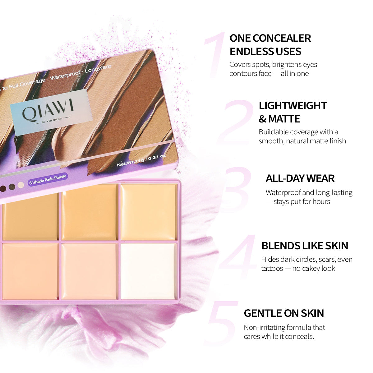 ✨Instant Flawless Coverage Concealer — One-Tap Smoothing for Picture-Perfect Skin